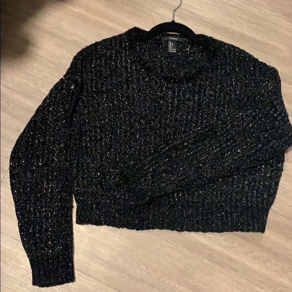 F21 sparkly sweater